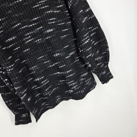 Varley Anthropologie Marlena Sweater Black Knit Turtleneck Long Sleeve NWT Sz XS - Picture 9 of 10